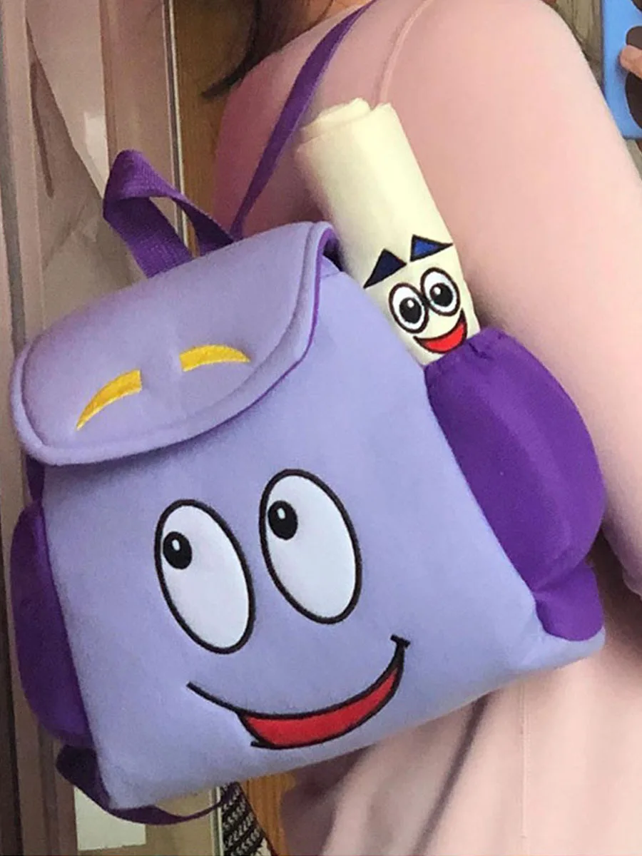 Dora Double Shoulder Canvas Backpack Cute Funny Cartoon Map Bag Children's Travel Bookbag Gift Youthful Daily Use Backpack
Dora Double Shoulder Canvas Backpack Cute Funny Cartoon Map Bag Children's Travel Bookbag Gift Youthful Daily Use Backpack