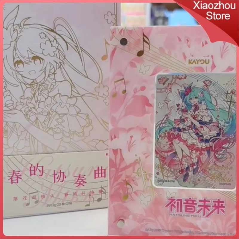 KAYOU Hatsune Miku Collection Cards Spring Concerto AB Style Official Original Cartoon Card Brick Anime Figure Toy Gifts
KAYOU Hatsune Miku Collection Cards Spring Concerto AB Style Official Original Cartoon Card Brick Anime Figure Toy Gifts