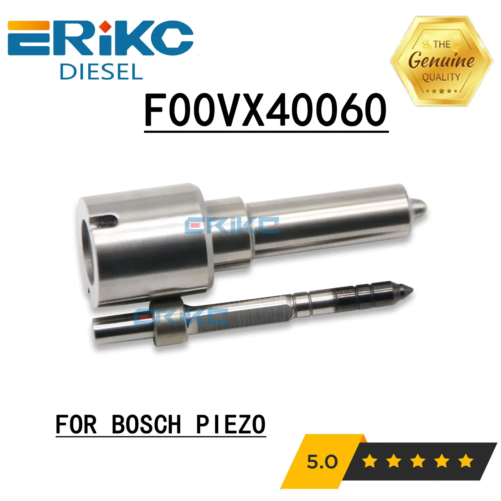 Injection Tip F00VX40060 Fuel Injector Nozzle FOOVX40060 for Bosch 0445117015 0445117016 0445117023 0445117024 BC3Q9K546AB Spray
Injection Tip F00VX40060 Fuel Injector Nozzle FOOVX40060 for Bosch 0445117015 0445117016 0445117023 0445117024 BC3Q9K546AB Spray