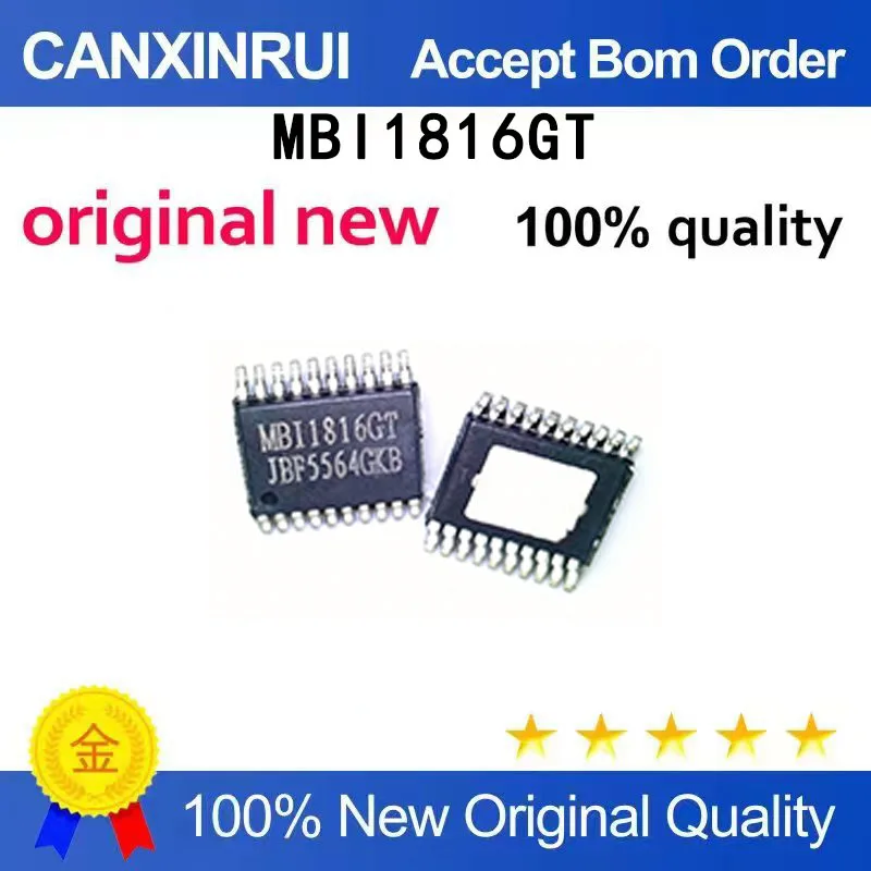 (5-100 pieces)Brand new original stock MBI1816GT MBI1816 TSSOP20 LED driver chip
(5-100 pieces)Brand new original stock MBI1816GT MBI1816 TSSOP20 LED driver chip