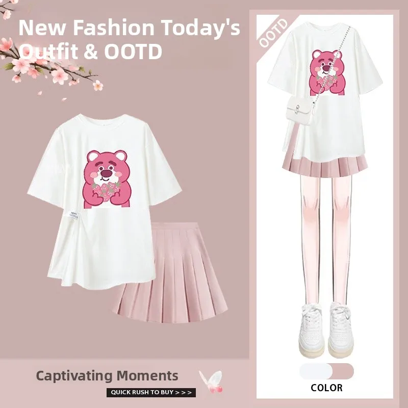 Розовая юбка Dopne, повседневный комплект футболок ort Sve, лето 2023, новый женский наряд из двух предметов с разрезом Faion Sle
Розовая юбка Dopne, повседневный комплект футболок ort Sve, лето 2023, новый женский наряд из двух предметов с разрезом Faion Sle