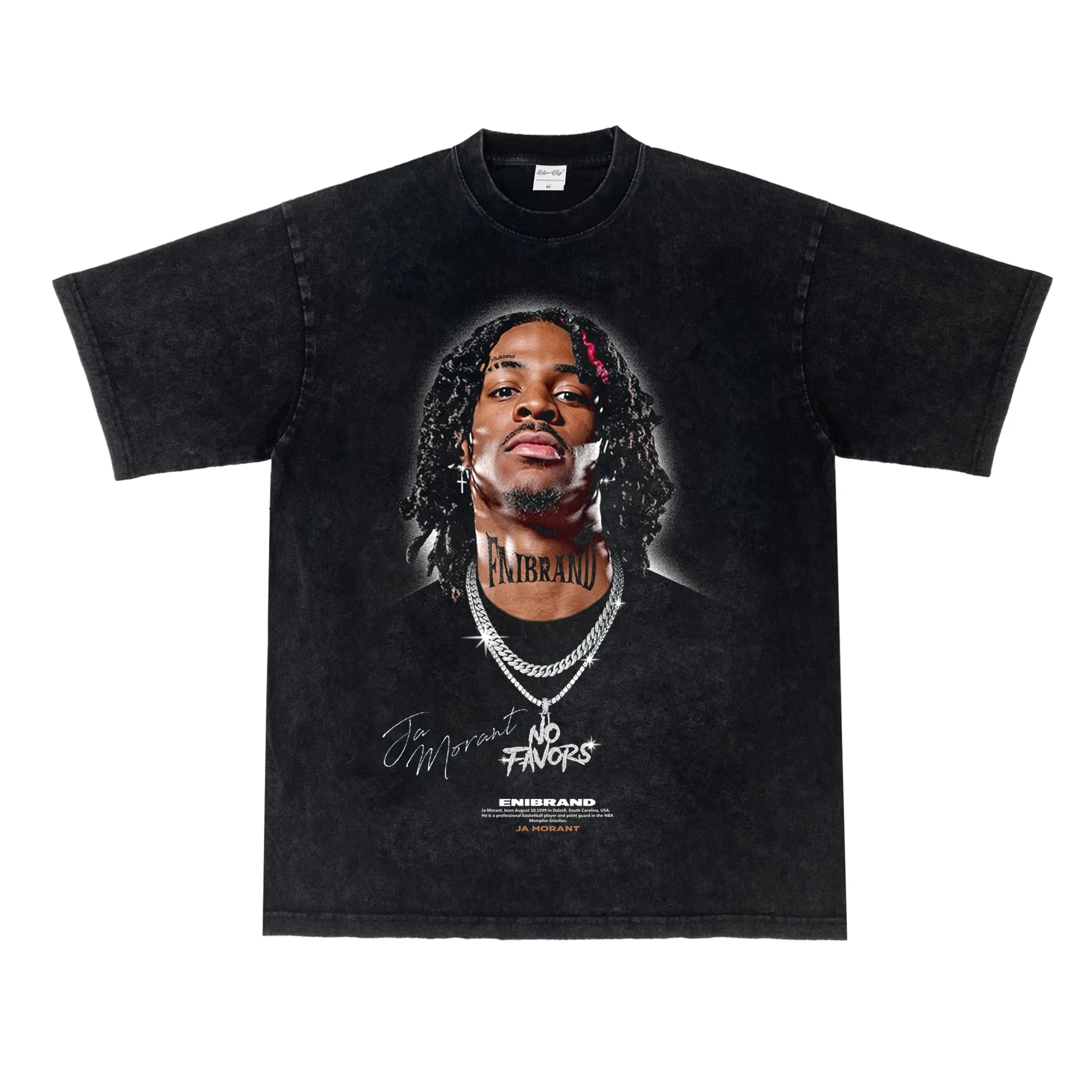 2025 Ja Morant's Large-head American-style Heavy-duty Pure Cotton Long and Short-sleeved T-shirt Vintage Street Style
2025 Ja Morant's Large-head American-style Heavy-duty Pure Cotton Long and Short-sleeved T-shirt Vintage Street Style