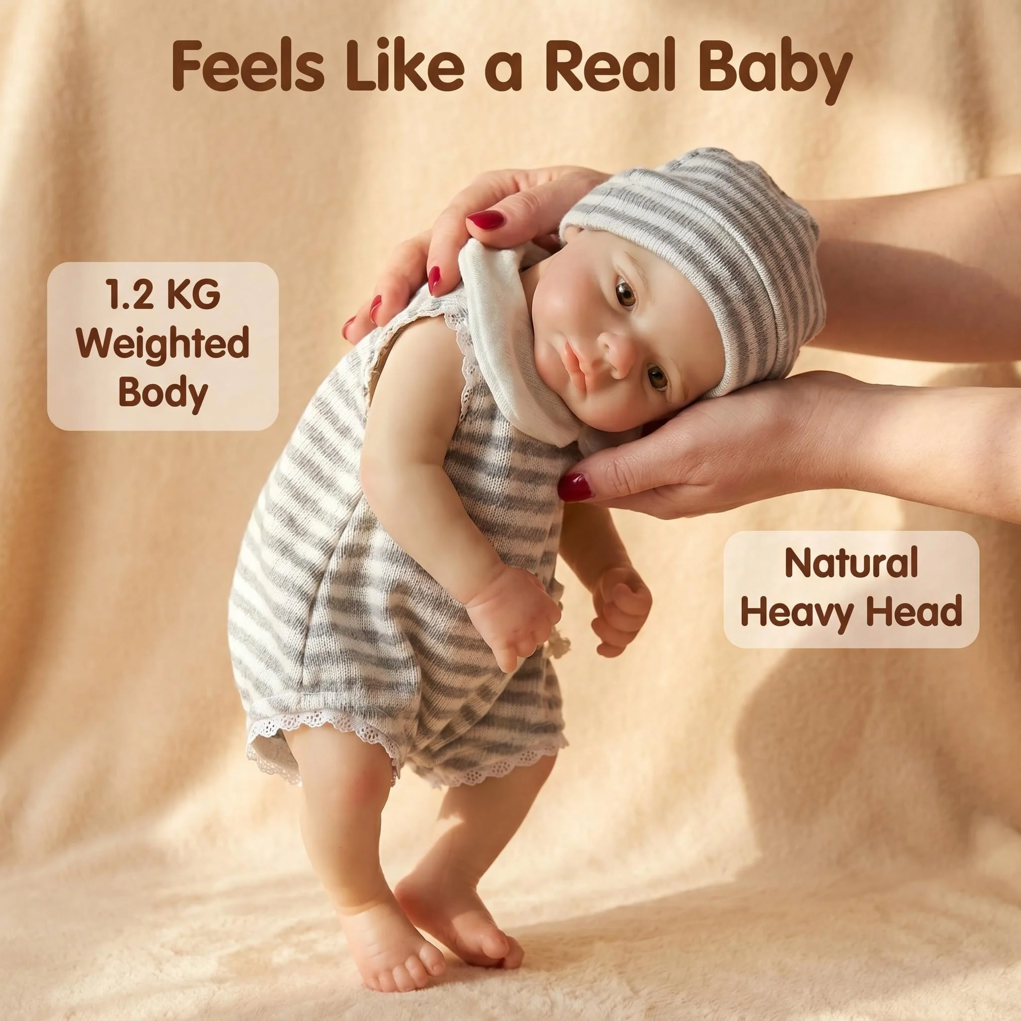 NPK 12 Inch Flexible Elastic Solid Platinum Silicone Art Doll Premie Baby Awake Reborn Loulou Collector Gift
NPK 12 Inch Flexible Elastic Solid Platinum Silicone Art Doll Premie Baby Awake Reborn Loulou Collector Gift