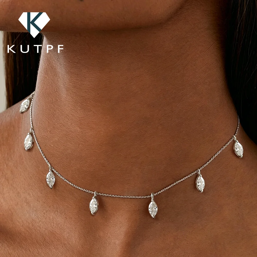 0.3carat Marquise cut Moissanite Dangling Necklace With Certificate 925 Silver Leaf Layering Charm Diamond Neckchain for Women
0.3carat Marquise cut Moissanite Dangling Necklace With Certificate 925 Silver Leaf Layering Charm Diamond Neckchain for Women