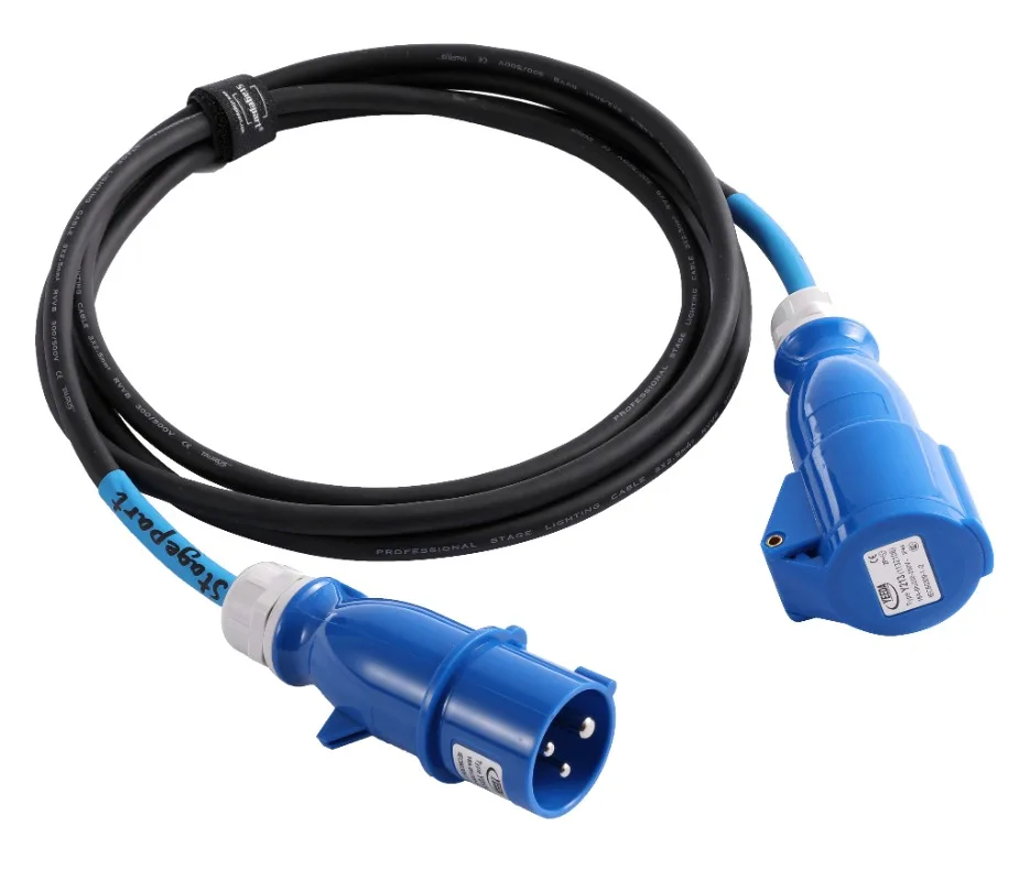 3-фазный кабель питания CEE 63A 415V «папа» и «мама»
3-фазный кабель питания CEE 63A 415V «папа» и «мама»