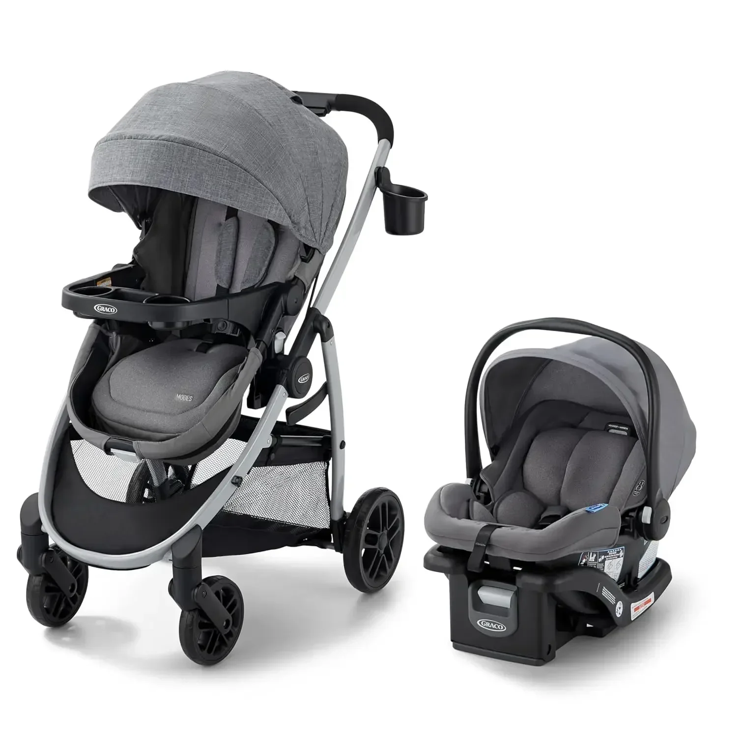 Graco Travel System Modular Car Seat Stroller Combo with SnugRide 35 Infant Carrier Convertible to Toddler Stroller Ellington
Graco Travel System Modular Car Seat Stroller Combo with SnugRide 35 Infant Carrier Convertible to Toddler Stroller Ellington