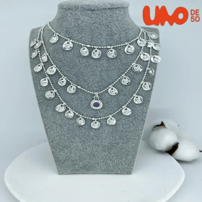 2025 Best Selling Exquisite High Quality UNO DE 50 Fashion Classic 925 Necklace Jewelry Daily Collocation Holiday Romantic Gifts
2025 Best Selling Exquisite High Quality UNO DE 50 Fashion Classic 925 Necklace Jewelry Daily Collocation Holiday Romantic Gifts