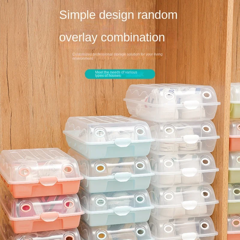 Shoe box storage box transparent shoes shoe cabinet artifact shoes storage drawer finishing box plastic simple shoe rack
Shoe box storage box transparent shoes shoe cabinet artifact shoes storage drawer finishing box plastic simple shoe rack