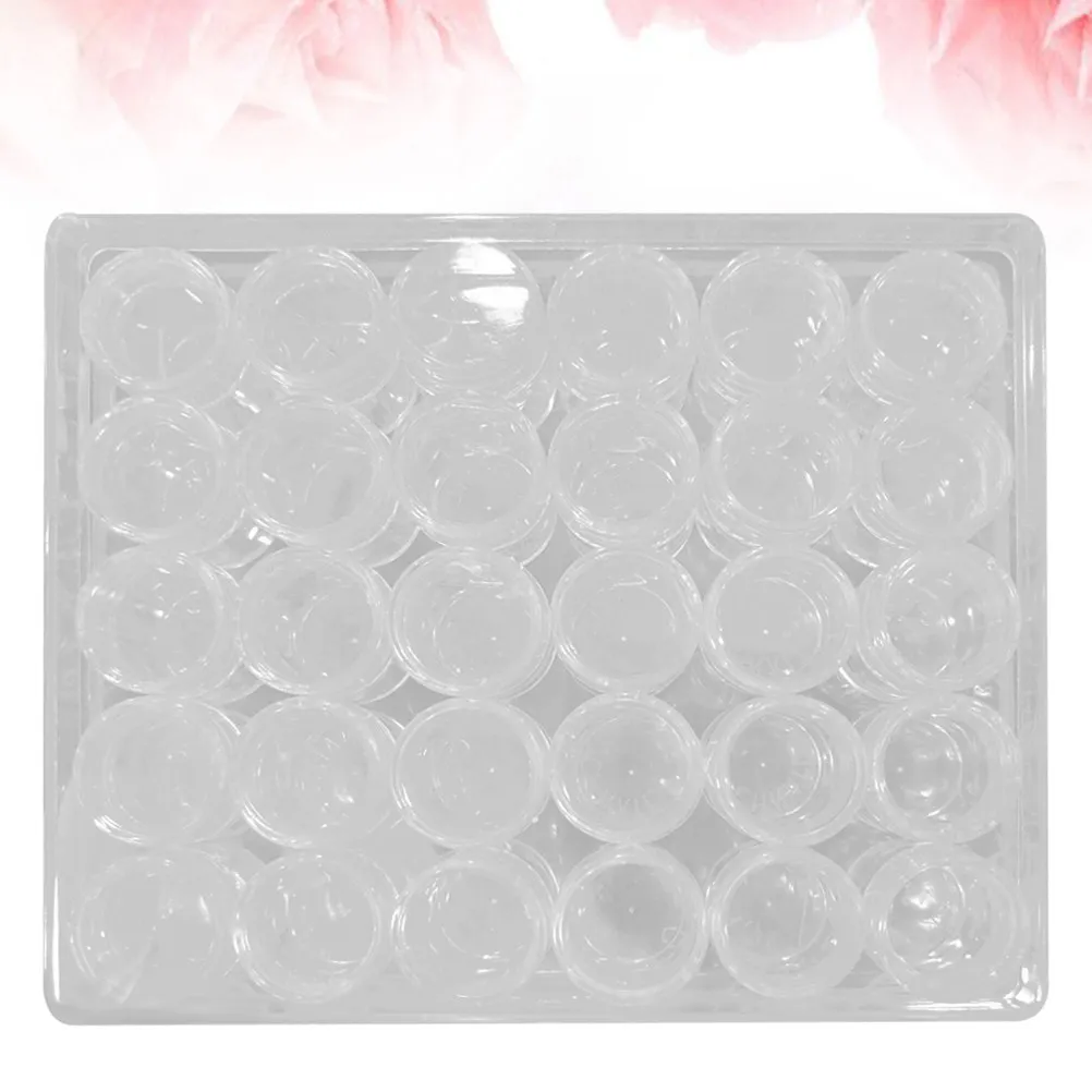 1 Set/30PCS Manicure Sequin Boxes Removable Nail Art Glitter Diamonds Transparent Storage Boxes Small Round Containers
1 Set/30PCS Manicure Sequin Boxes Removable Nail Art Glitter Diamonds Transparent Storage Boxes Small Round Containers