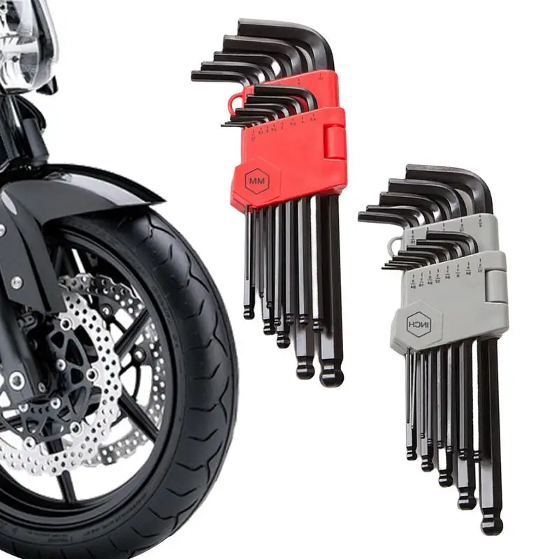 Allen Key Set 26-Piece Ball End Hex Wrench Metric Allen Long Arm Ball End Hex Wrench Metric L-Shape Allen Tools Long Reach
Allen Key Set 26-Piece Ball End Hex Wrench Metric Allen Long Arm Ball End Hex Wrench Metric L-Shape Allen Tools Long Reach