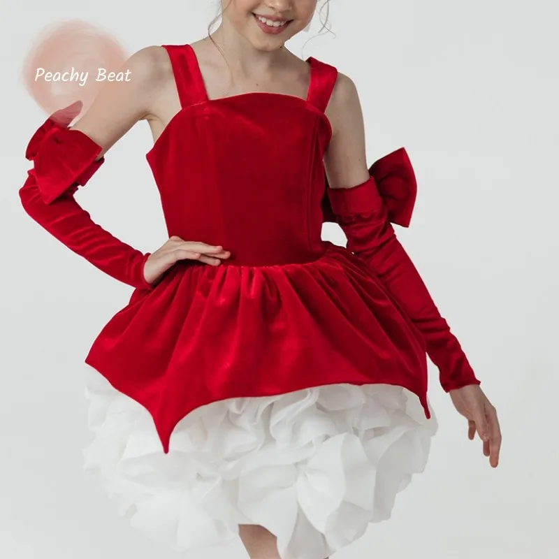 Baby Girl Princess Tutu Dress With Bow Oversleeves Infant Toddler Child Ruffled Vestido Christmas Party Baby Clothes 18M-10Y
Baby Girl Princess Tutu Dress With Bow Oversleeves Infant Toddler Child Ruffled Vestido Christmas Party Baby Clothes 18M-10Y