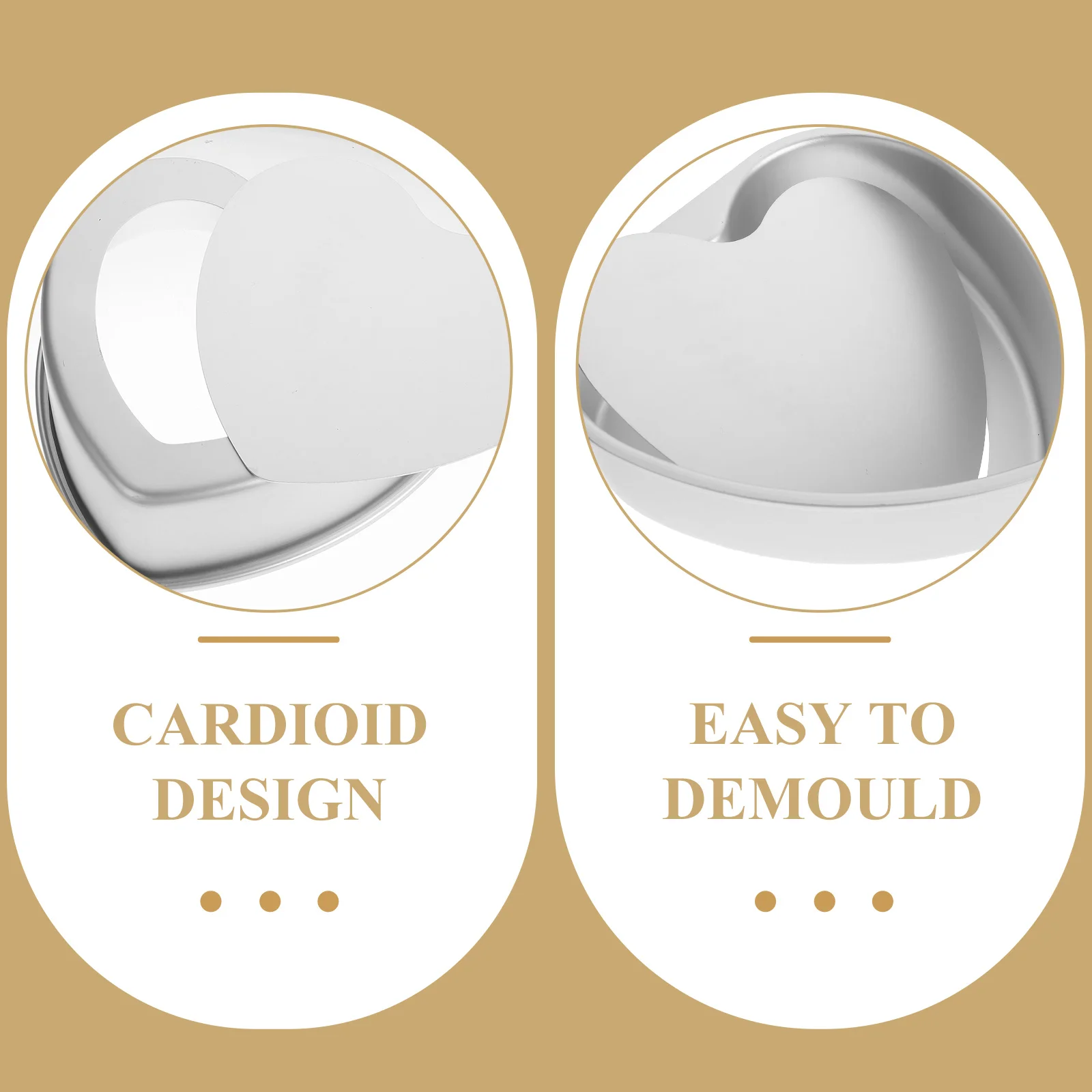 Heart Shaped Cake Mold 8 Inch Non Stick for DIY Cakes Desserts Chocolate Cookies Biscuits Candy Smooth Surface Easy Demold
Heart Shaped Cake Mold 8 Inch Non Stick for DIY Cakes Desserts Chocolate Cookies Biscuits Candy Smooth Surface Easy Demold