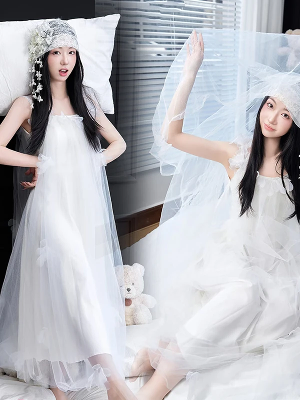 Elegant White Wedding Dress Engagement Party Dress Super Fairy Tale Feel Chinese Style Women's Clothing Daily Wear
Elegant White Wedding Dress Engagement Party Dress Super Fairy Tale Feel Chinese Style Women's Clothing Daily Wear