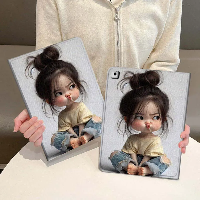 Cute cartoon girl design Tablet Case For iPad Pro Air Mini 1 2 3 4 5 6 7 7th 8th 9th 10th 11th 10.2 9.7 10.5 10.9 11 2024 2025
Cute cartoon girl design Tablet Case For iPad Pro Air Mini 1 2 3 4 5 6 7 7th 8th 9th 10th 11th 10.2 9.7 10.5 10.9 11 2024 2025