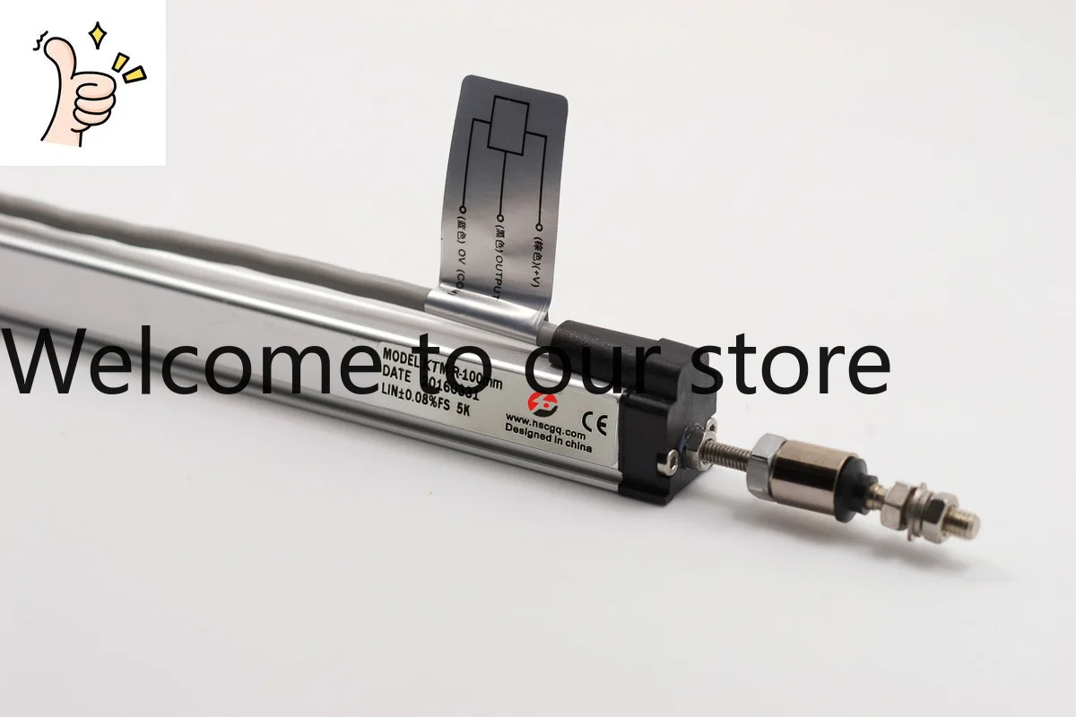 SOP Miniature Tie Rod Electronic Ruler KTM-R-200 225 250 275 300mm Linear Displacement Transducer
