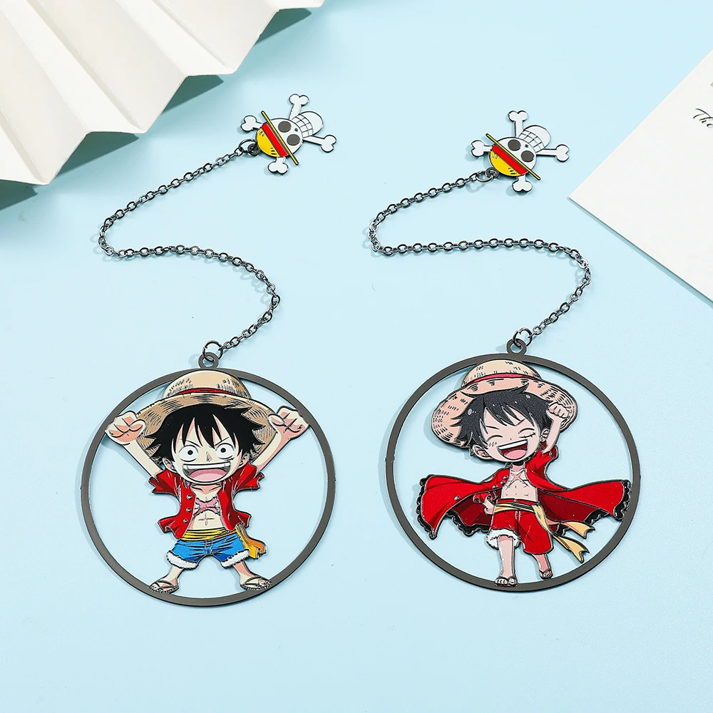 1pcs Anime One Piece Bookmarks, Cute Luffy Metal Bookmarks for Anime Fans Collection, Student Stationery, Reading Markers
1pcs Anime One Piece Bookmarks, Cute Luffy Metal Bookmarks for Anime Fans Collection, Student Stationery, Reading Markers