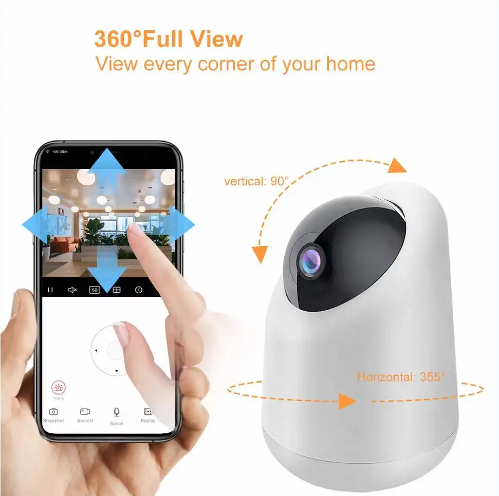 3MP 1296P V380Pro APP Беспроводная PTZ IP-купольная камера ИК ночного видения AI Обнаружение гуманоидов Безопасность CCTV Домофон Радионяня
3MP 1296P V380Pro APP Беспроводная PTZ IP-купольная камера ИК ночного видения AI Обнаружение гуманоидов Безопасность CCTV Домофон Радионяня