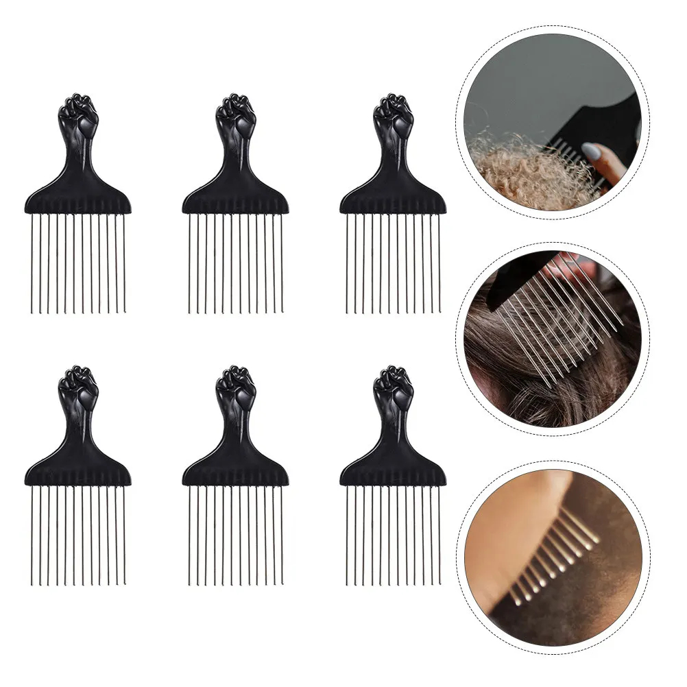 6Pcs Steel Needle Insert Combs ABS Handle Afro Combs Afro Braid Hair Styling Tools Convenient Portable Hair Tools
6Pcs Steel Needle Insert Combs ABS Handle Afro Combs Afro Braid Hair Styling Tools Convenient Portable Hair Tools