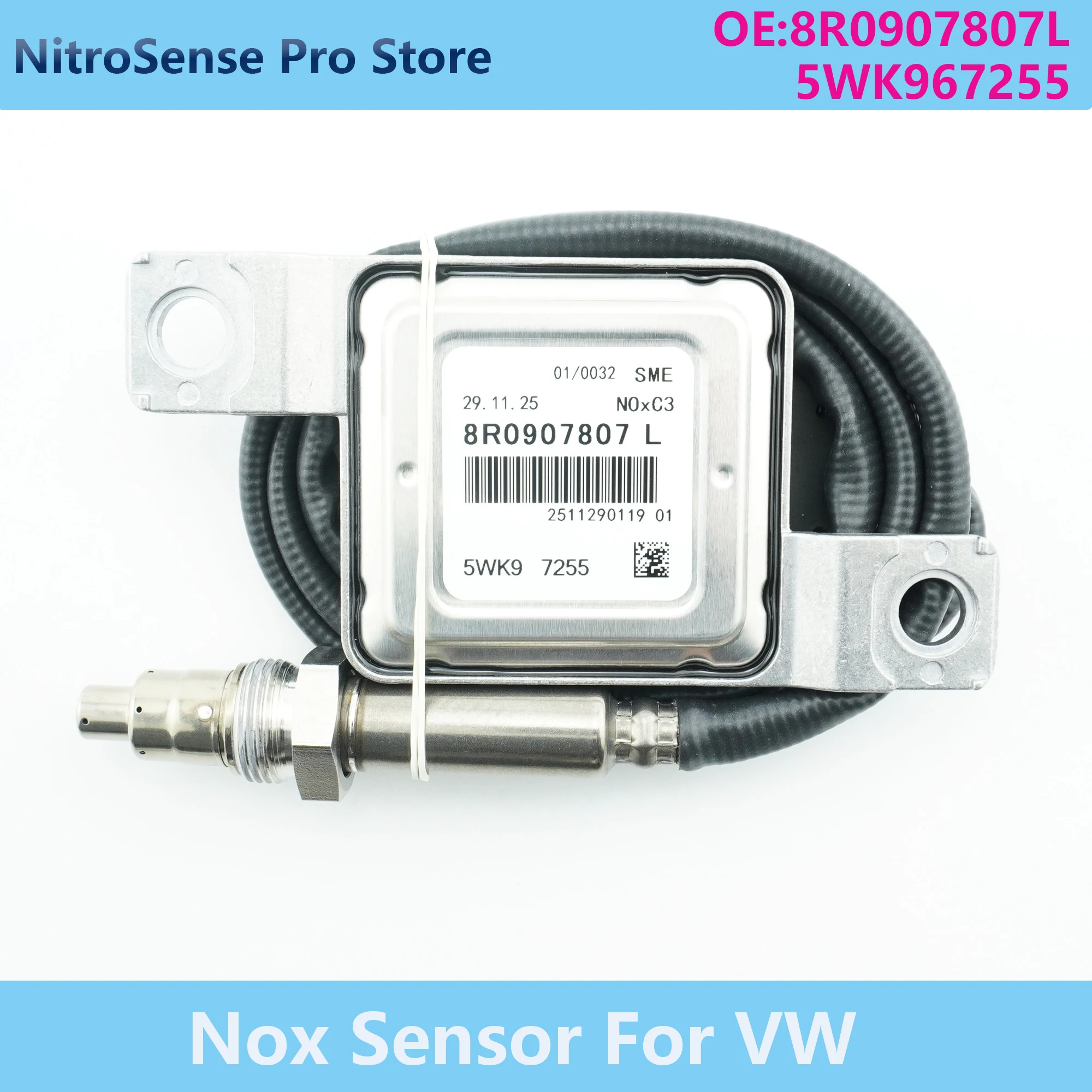 8R0907807L 5WK97255 New Nitrogen Oxide NOx Sensor 8R0 907 807 L For AUDI Q5 SQ5 8RB TDI QUATTRO 2008-18 5WK9 7255
8R0907807L 5WK97255 New Nitrogen Oxide NOx Sensor 8R0 907 807 L For AUDI Q5 SQ5 8RB TDI QUATTRO 2008-18 5WK9 7255
