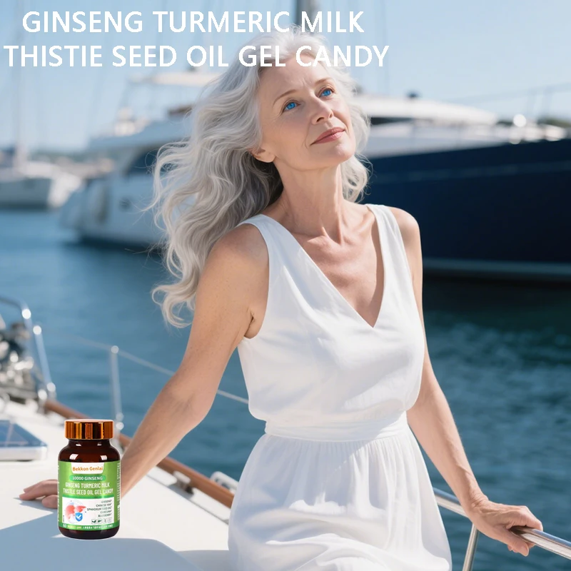 1 bottle of milk thistle soft capsule supports liver health promotes liver cell repair alleviates indigestion is a health food
1 bottle of milk thistle soft capsule supports liver health promotes liver cell repair alleviates indigestion is a health food