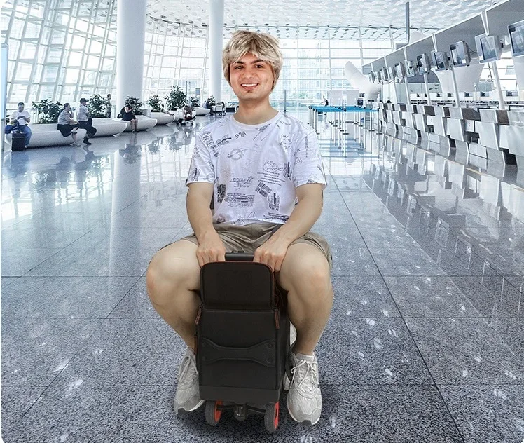 High Quality Electrical Luggage Smart Cycling Luggage Airline Approved Carry On Riding Suitcases Travel Removable Battery
High Quality Electrical Luggage Smart Cycling Luggage Airline Approved Carry On Riding Suitcases Travel Removable Battery