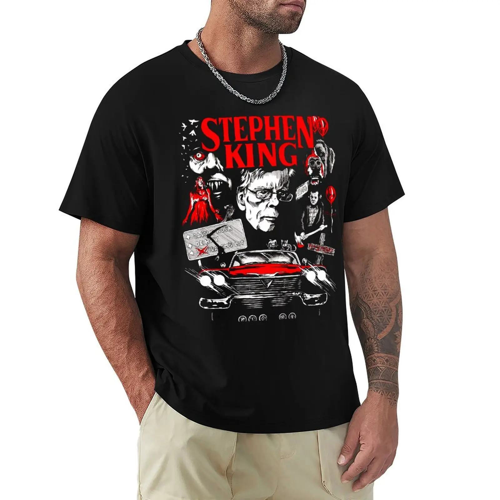 The King T-Shirt Blouse anime shirt T-shirts oversize anime clothes black t-shirts for men
The King T-Shirt Blouse anime shirt T-shirts oversize anime clothes black t-shirts for men