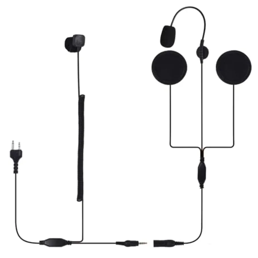 2 Pin Walkie Talkie Helmet Headset Motorcycle Full Face Earpiece Kit Wired Boom Mic Ptt Intercom Ear Piece for Midland Radio gx
2 Pin Walkie Talkie Helmet Headset Motorcycle Full Face Earpiece Kit Wired Boom Mic Ptt Intercom Ear Piece for Midland Radio gx