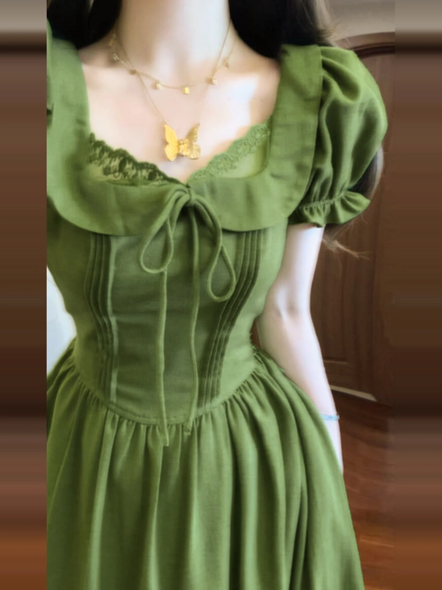 Retro een Bubble Sve Dr Women's Summer New Sle Forest System Waist Cinching Long Dr Sweet Japanese Sle Cotton ...
Retro een Bubble Sve Dr Women's Summer New Sle Forest System Waist Cinching Long Dr Sweet Japanese Sle Cotton ...