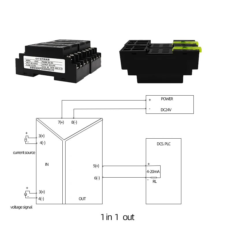 Current Voltage Transmitter Transducer ZA-GHT AC/DC 5V 100V 220V 380V Input 4-20mA 0-10V analog Output Signal Monitoring Sensor
Current Voltage Transmitter Transducer ZA-GHT AC/DC 5V 100V 220V 380V Input 4-20mA 0-10V analog Output Signal Monitoring Sensor