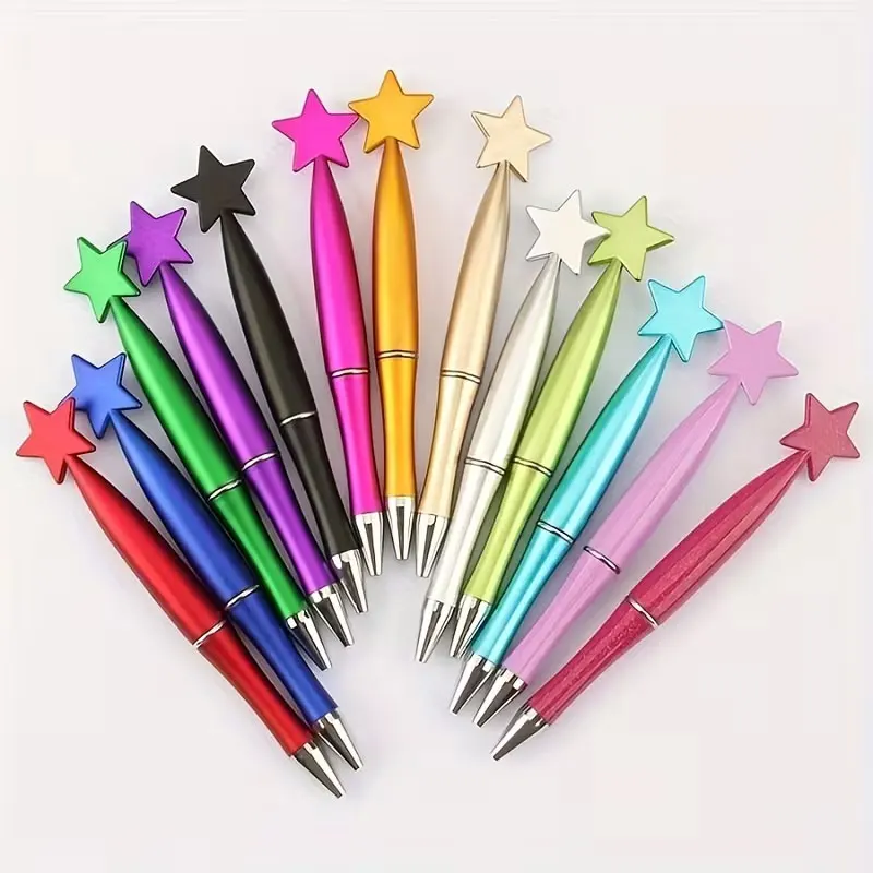 30Pcs Cute Five-Pointed Star Shaped Ballpoint Pens, Available in Various Colors, Are the Perfect Choice for Back-To-School Season Gifts These 1.0mm Black Ink Retractable Pens Are a Great Thank-You Gift for Teachers, Employees, and Colleagues, and Are Perf
30Pcs Cute Five-Pointed Star Shaped Ballpoint Pens, Available in Various Colors, Are the Perfect Choice for Back-To-School Season Gifts These 1.0mm Black Ink Retractable Pens Are a Great Thank-You Gift for Teachers, Employees, and Colleagues, and Are Perf