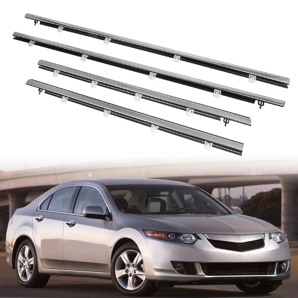Car Side Window Weatherstrips Door Glass Weather Strip Moulding Trim Sealing Strips For Honda Spirior Accord Acura TSX 2009-2014
Car Side Window Weatherstrips Door Glass Weather Strip Moulding Trim Sealing Strips For Honda Spirior Accord Acura TSX 2009-2014