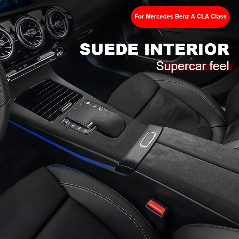 Suede Car Gear Shift Knob Cover Sticker Interior Car Accessories for Mercedes Benz A CLA Class 180 200 2018 2019 2020 2021 2022
Suede Car Gear Shift Knob Cover Sticker Interior Car Accessories for Mercedes Benz A CLA Class 180 200 2018 2019 2020 2021 2022