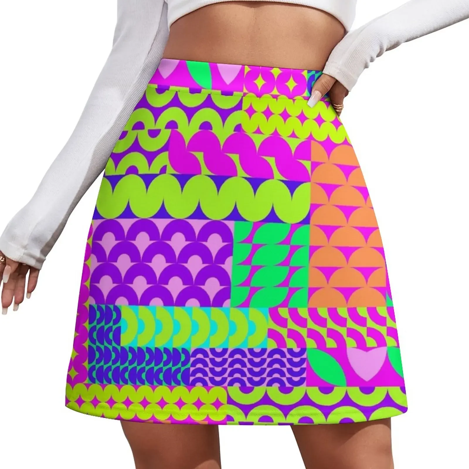 Wild 90's neon pattern Mini Skirt Korean clothing clothes for woman dresses summer woman 2026 Women's summer dress
Wild 90's neon pattern Mini Skirt Korean clothing clothes for woman dresses summer woman 2026 Women's summer dress