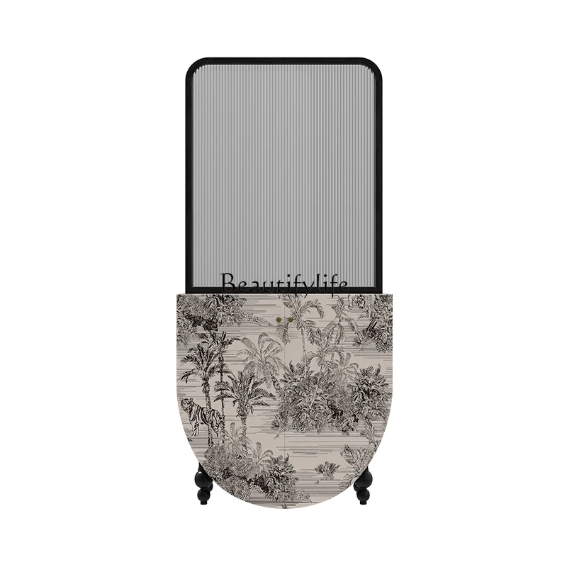 French door shoe cabinet living room entrance cabinet glass screen creative solid wood
French door shoe cabinet living room entrance cabinet glass screen creative solid wood