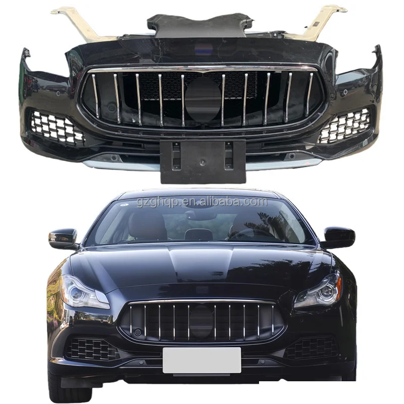 Original Front Bumper with Radiator Fan, Compatible with Quattroporte GT Bumper Grille Body Kit, Black, 2017-2022.
Original Front Bumper with Radiator Fan, Compatible with Quattroporte GT Bumper Grille Body Kit, Black, 2017-2022.