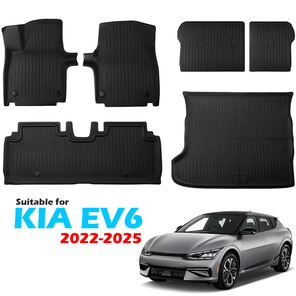 BEVO XPE Floor Mats Custom For KIA EV6 2022 - 2024 2025 All Weather Waterproof Non-Slip Trunk Mat Cargo Liner Rear Backrest Pad
BEVO XPE Floor Mats Custom For KIA EV6 2022 - 2024 2025 All Weather Waterproof Non-Slip Trunk Mat Cargo Liner Rear Backrest Pad