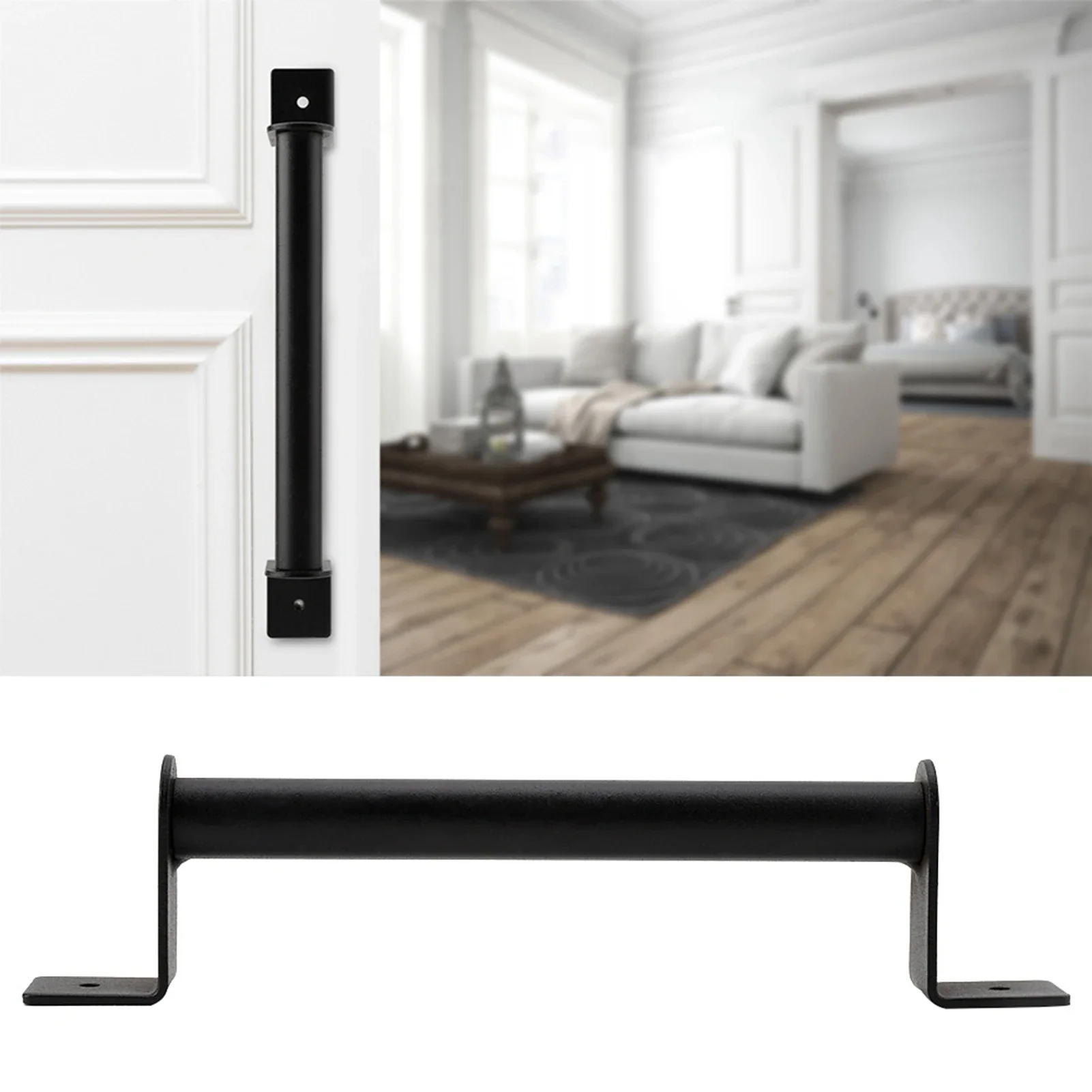 Barn Door Handle Sliding Door Pull Carbon Steel Black Vintage Style For Barn Sliding Closet Door Long Handle 23cm
Barn Door Handle Sliding Door Pull Carbon Steel Black Vintage Style For Barn Sliding Closet Door Long Handle 23cm