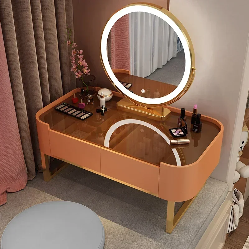 Vanity Desk With Flip Top Mirror Hidden Storage Multifunctional Makeup Table Chest Drawers Makeup Table Coiffeuse Avec Miroir
Vanity Desk With Flip Top Mirror Hidden Storage Multifunctional Makeup Table Chest Drawers Makeup Table Coiffeuse Avec Miroir