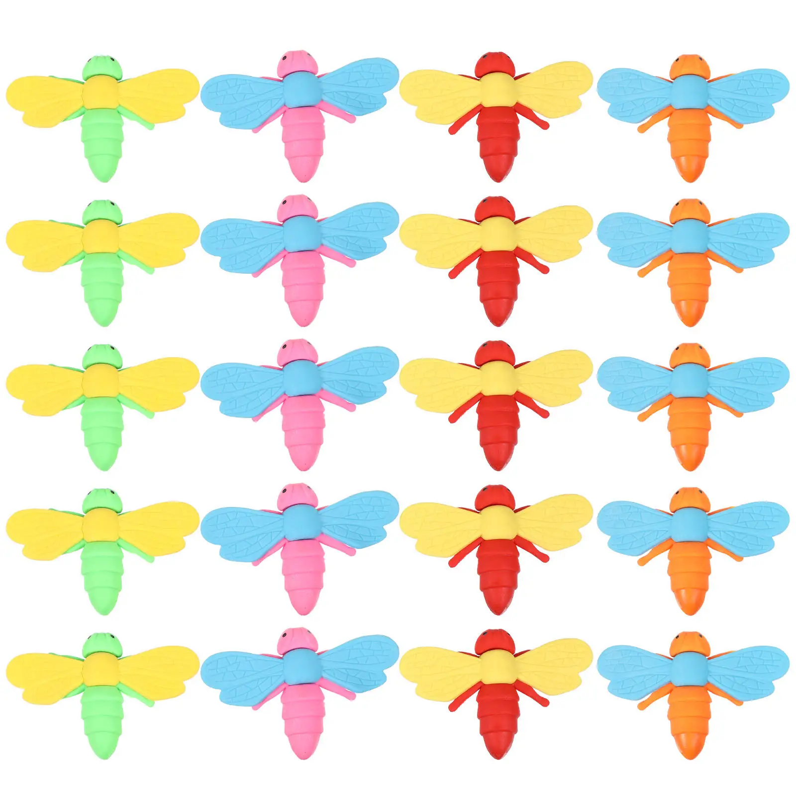 20Pcs Insect Erasers Cartoon Design School Prizes Eraser Set Creative Student Rubber Eraser Lovely Stationery Erasing Tools
20Pcs Insect Erasers Cartoon Design School Prizes Eraser Set Creative Student Rubber Eraser Lovely Stationery Erasing Tools