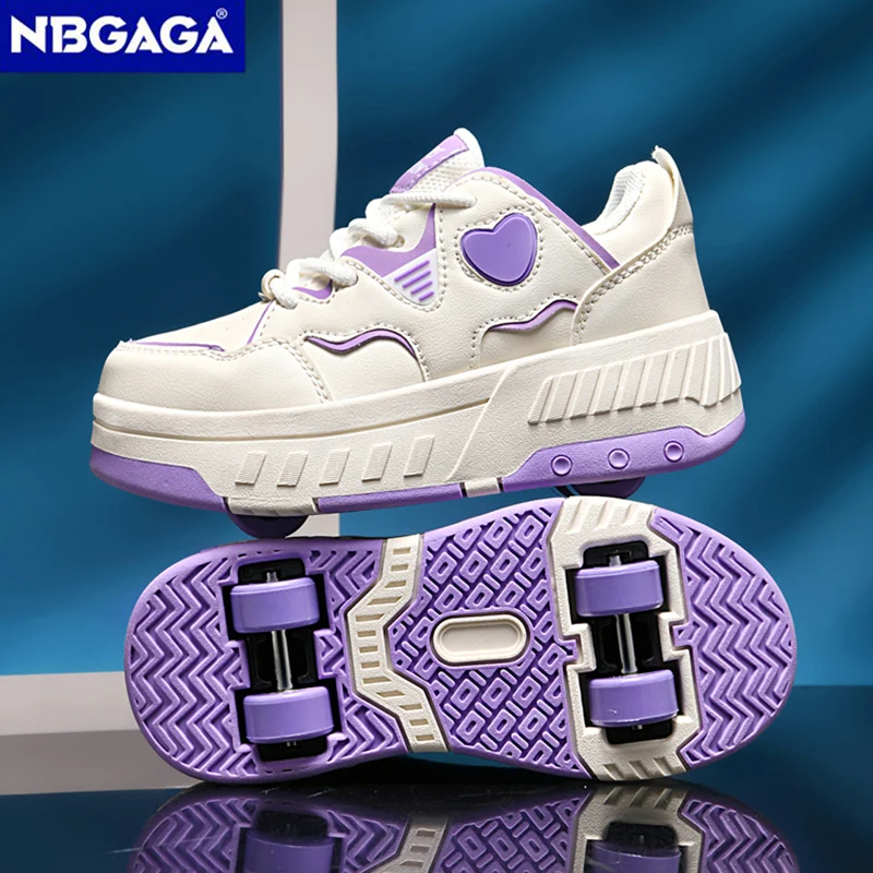Ultra-Light Children's Girl Heart Print Decorated Four-wheel Roller Skating Sneakers Outdoor Walking Sports Shoes Holiday Gifts
Ultra-Light Children's Girl Heart Print Decorated Four-wheel Roller Skating Sneakers Outdoor Walking Sports Shoes Holiday Gifts