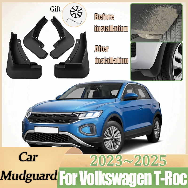 Car Mudguards for Volkswagen VW T-Roc 2023~2025 Anti-scratch Front Rear Wheel Protect Fender Splash Mud Flaps Guards Accessories
Car Mudguards for Volkswagen VW T-Roc 2023~2025 Anti-scratch Front Rear Wheel Protect Fender Splash Mud Flaps Guards Accessories
