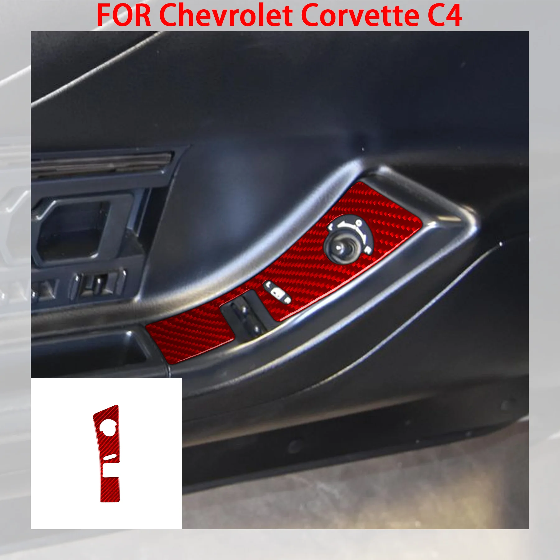 FOR Chevrolet Corvette C4 1994 1995 1996 Car Driver's Door Glass Lift Switch Panel Carbon Fiber Interior Accessories Sticker
FOR Chevrolet Corvette C4 1994 1995 1996 Car Driver's Door Glass Lift Switch Panel Carbon Fiber Interior Accessories Sticker