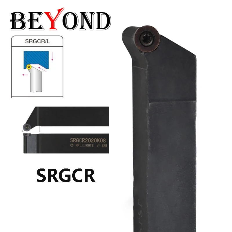 BEYOND 20 мм SRGCR SRGCL SRGCR1616H10 SRGCR1212H06 SRGCR1616H08 Внешний токарный держатель инструмента RCMT Вставки Токарный станок Резак Хвостовик с ЧПУ
BEYOND 20 мм SRGCR SRGCL SRGCR1616H10 SRGCR1212H06 SRGCR1616H08 Внешний токарный держатель инструмента RCMT Вставки Токарный станок Резак Хвостовик с ЧПУ