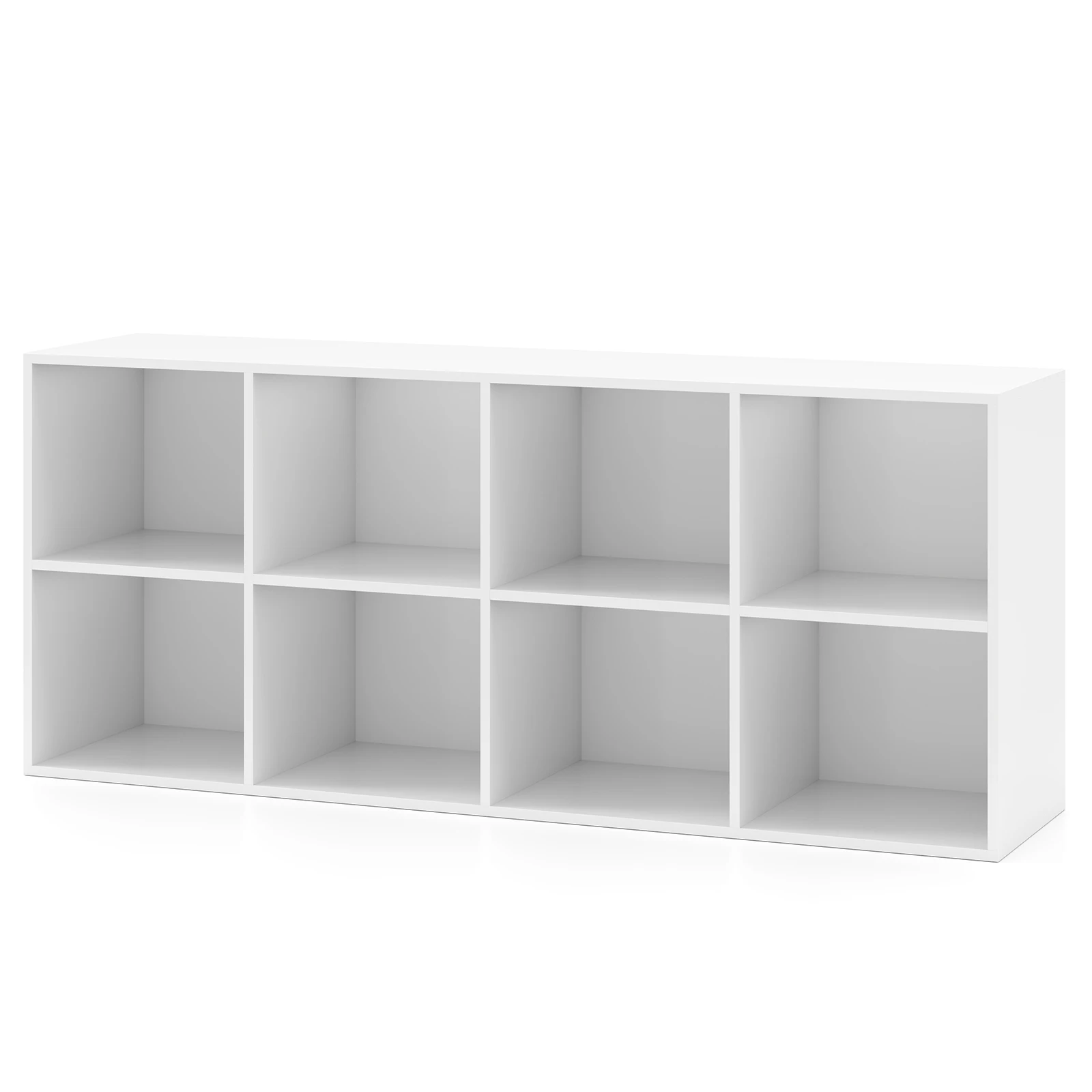 8-Cube Bookcase Bookshelf with 2 Anti-Tipping Kits Storage Organizer Rustic Brown
8-Cube Bookcase Bookshelf with 2 Anti-Tipping Kits Storage Organizer Rustic Brown