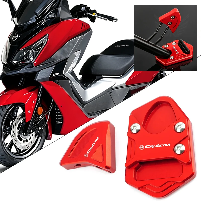 For SYM CRUISYM 125i 250i 300i ALPHA 300 2023 GTS300 Moto Accessories CNC Side Stand Enlarge & Support Kickstand Column Auxiliar
For SYM CRUISYM 125i 250i 300i ALPHA 300 2023 GTS300 Moto Accessories CNC Side Stand Enlarge & Support Kickstand Column Auxiliar