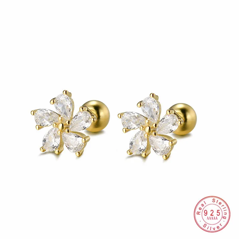 925 Sterling Silver Inlaid Zircon Snowflakes Stud Earrings for Women Fashion Earrrings Jewerly Wedding Gift Sparkling Ear Studs
925 Sterling Silver Inlaid Zircon Snowflakes Stud Earrings for Women Fashion Earrrings Jewerly Wedding Gift Sparkling Ear Studs