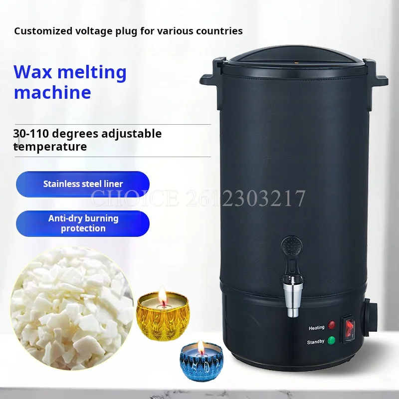 Electric Wax Melting Pot Stainless Steel 8L Wax Melter for Candle Soap Cream Non Stick DIY Wax Warmer Heater Household
Electric Wax Melting Pot Stainless Steel 8L Wax Melter for Candle Soap Cream Non Stick DIY Wax Warmer Heater Household