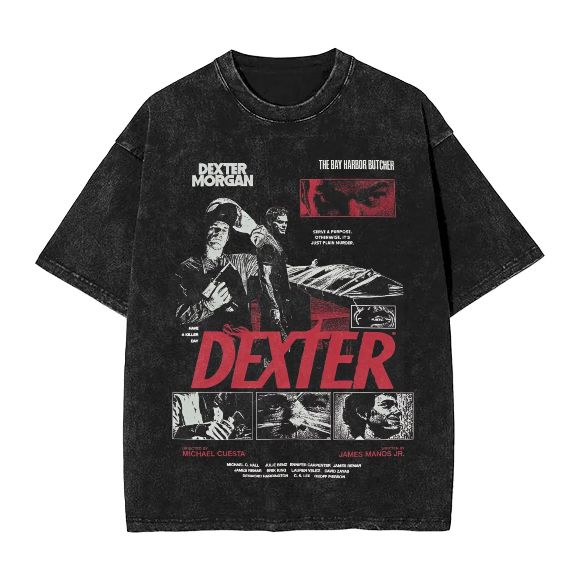Dexter Morgan Washed T Shirt Couple Y2K Retro Cotton T-Shirts Summer O Neck Leisure Tees Printed Size Clothes
Dexter Morgan Washed T Shirt Couple Y2K Retro Cotton T-Shirts Summer O Neck Leisure Tees Printed Size Clothes