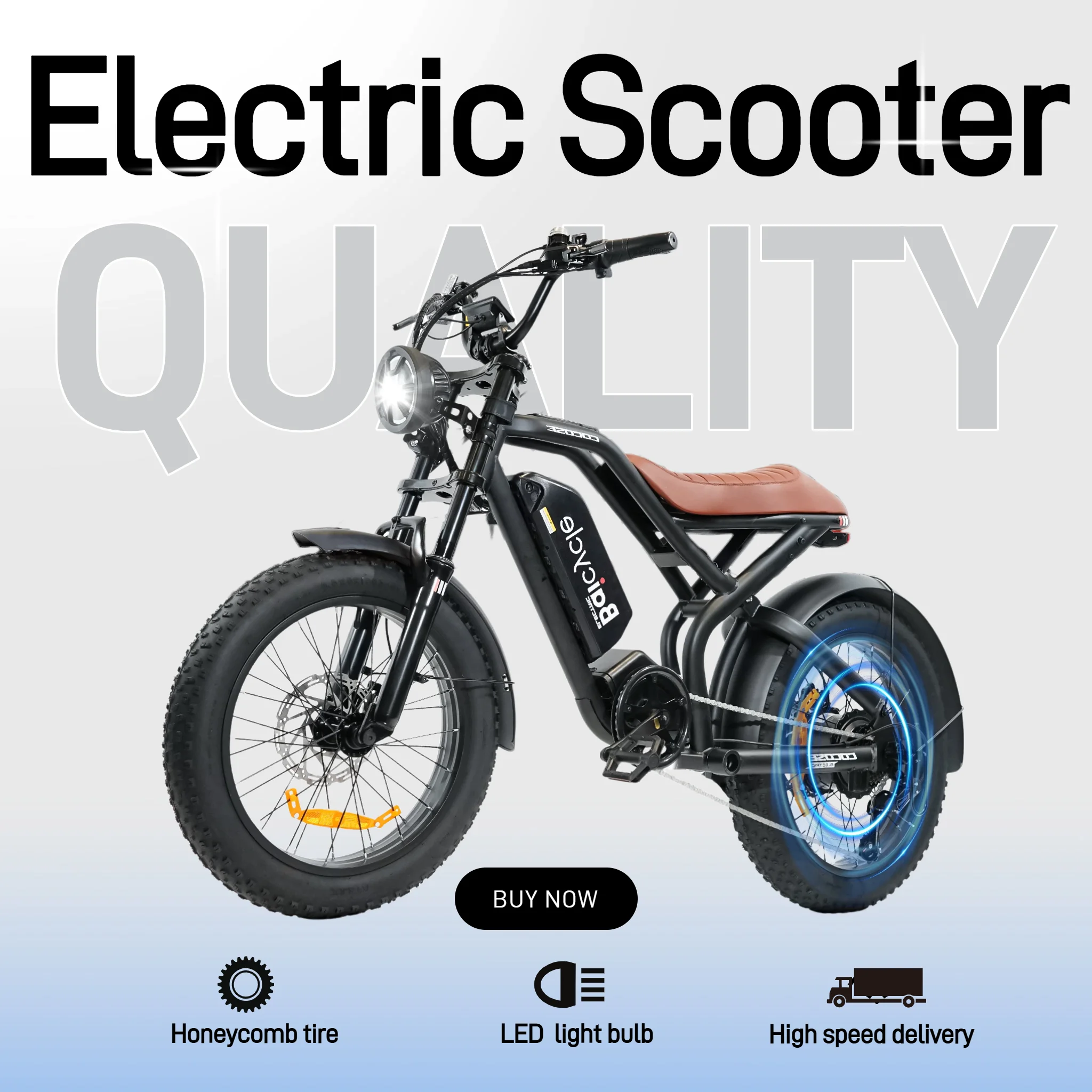 SE-1 Electric Bike for Adults, 750W Motor, 51.8V 18AH, 50km Range, 5 Modes, 120kg Load
SE-1 Electric Bike for Adults, 750W Motor, 51.8V 18AH, 50km Range, 5 Modes, 120kg Load