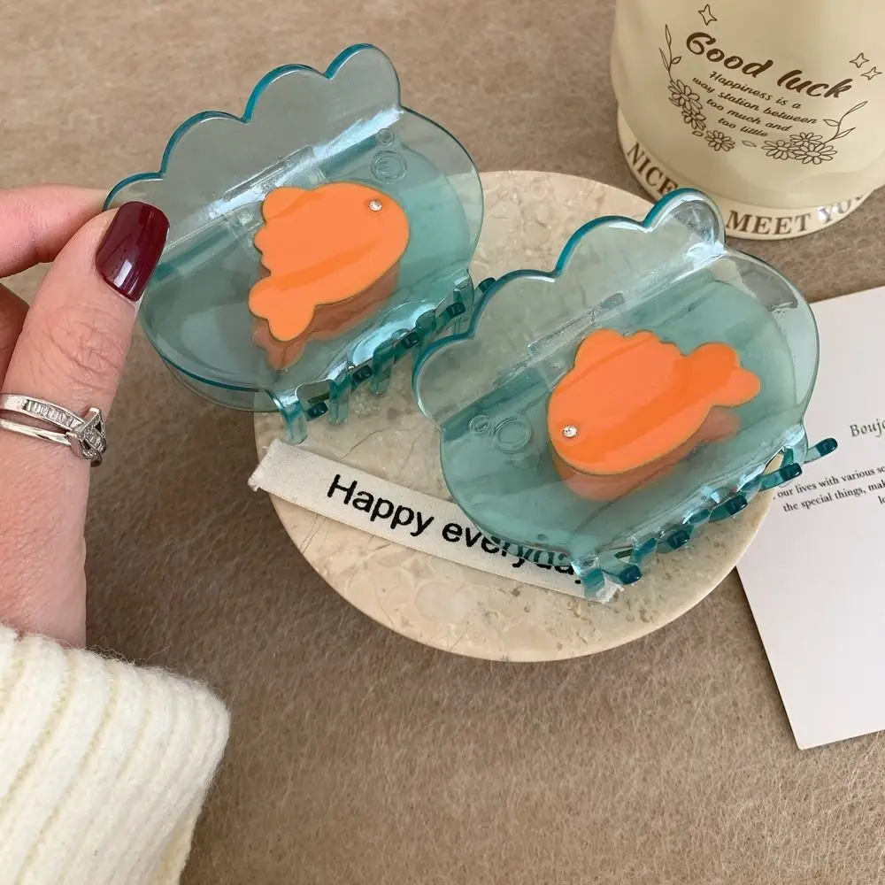 Elegant Transparent Goldfish Hair Claw Ocean Animal Crystal Acetate Fish Shark Clip Hairpins Cartoon Animal Hair Clip Daily
Elegant Transparent Goldfish Hair Claw Ocean Animal Crystal Acetate Fish Shark Clip Hairpins Cartoon Animal Hair Clip Daily